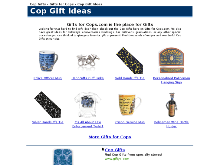 www.giftsforcops.com