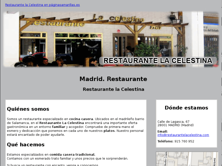 www.restaurantelacelestina.com