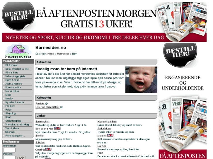 www.barnesiden.no