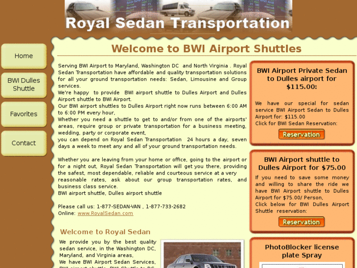 www.bwiairportshuttles.com