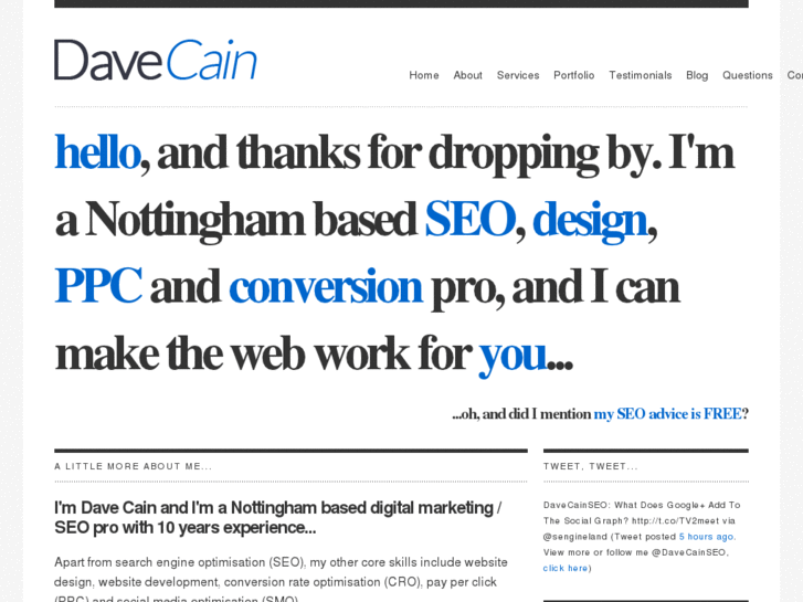 www.davecain.co.uk