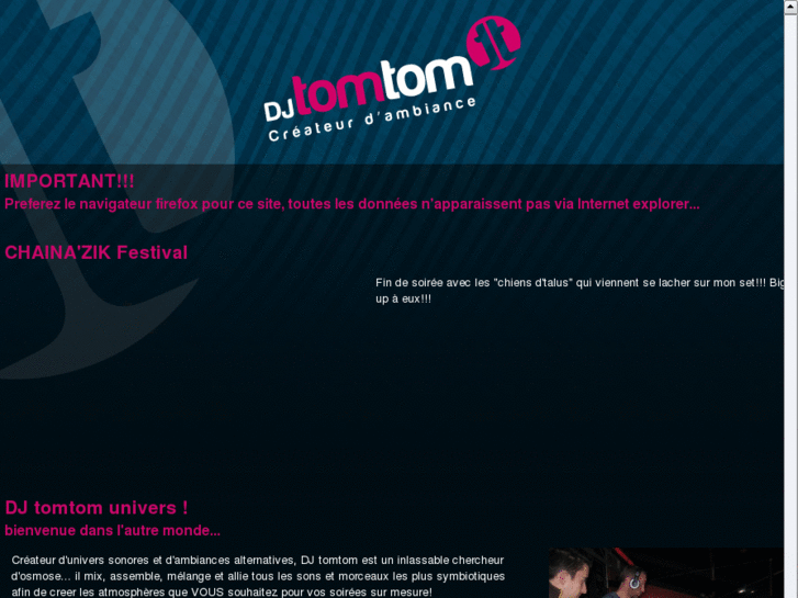 www.dj-tomtom-univers.com