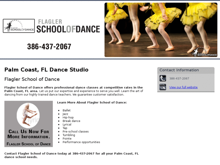 www.flaglerschoolofdance.net