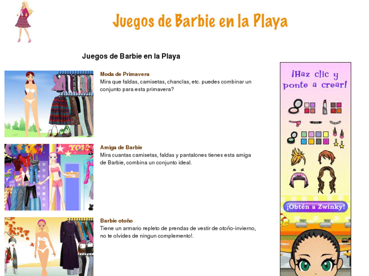 www.juegosdebarbieenlaplaya.com