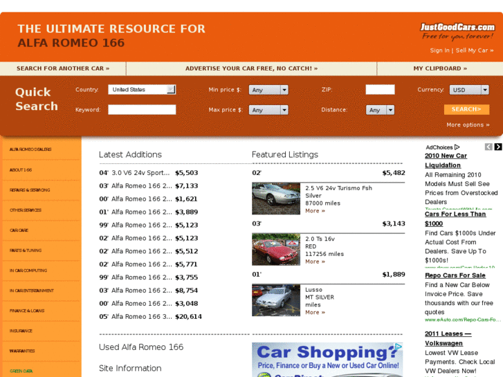 www.just166cars.com