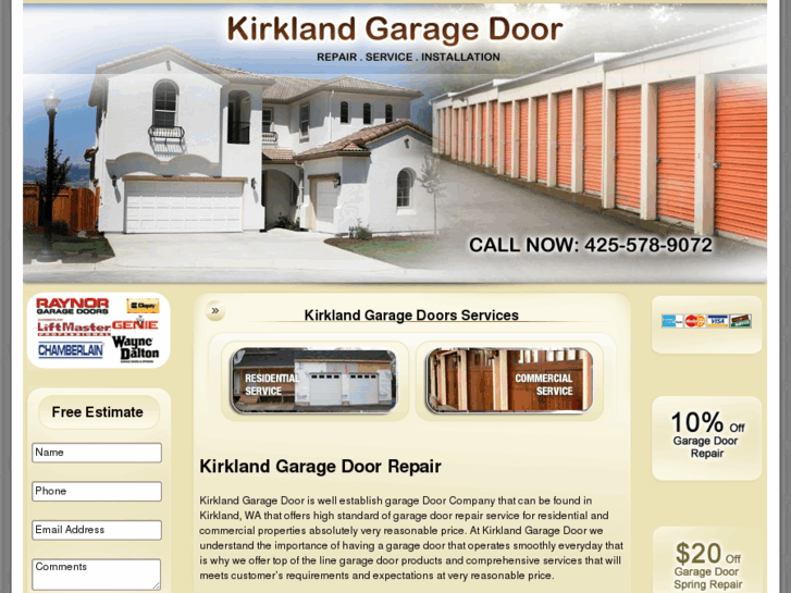www.kirklandgaragedoor.net