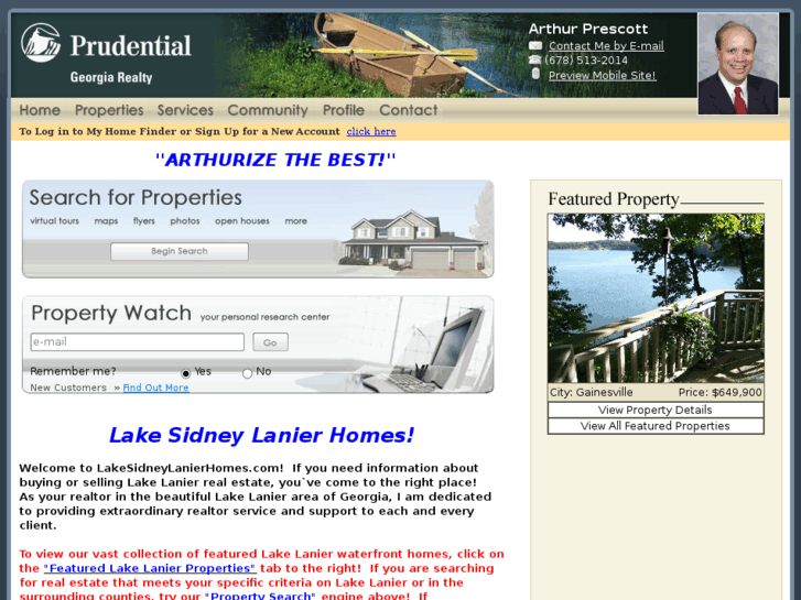 www.lakesidneylanierhomes.com