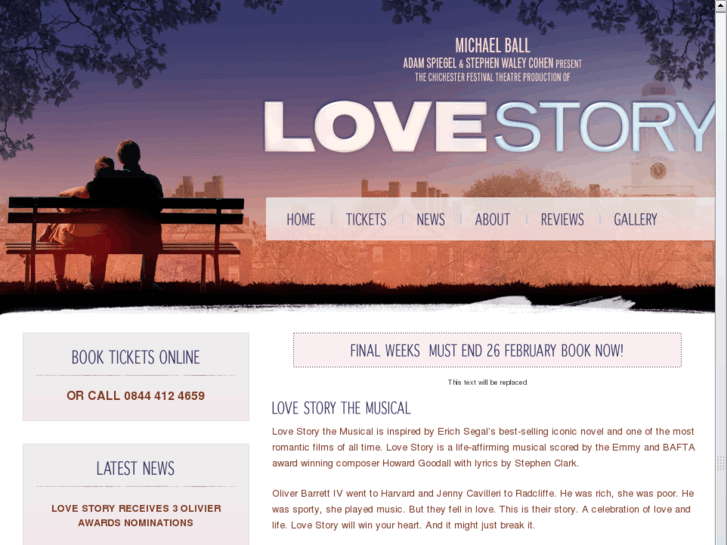 www.lovestoryonstage.com