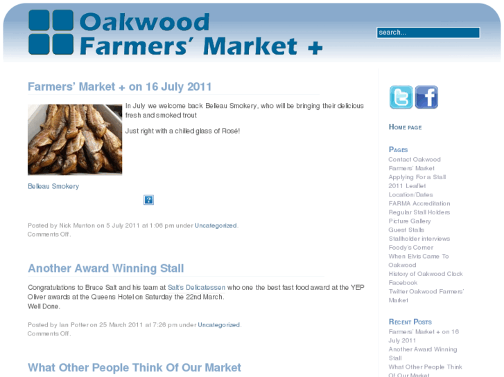 www.oakwoodfarmersmarket.com