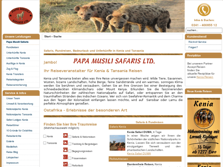 www.papamusilisafaris.de