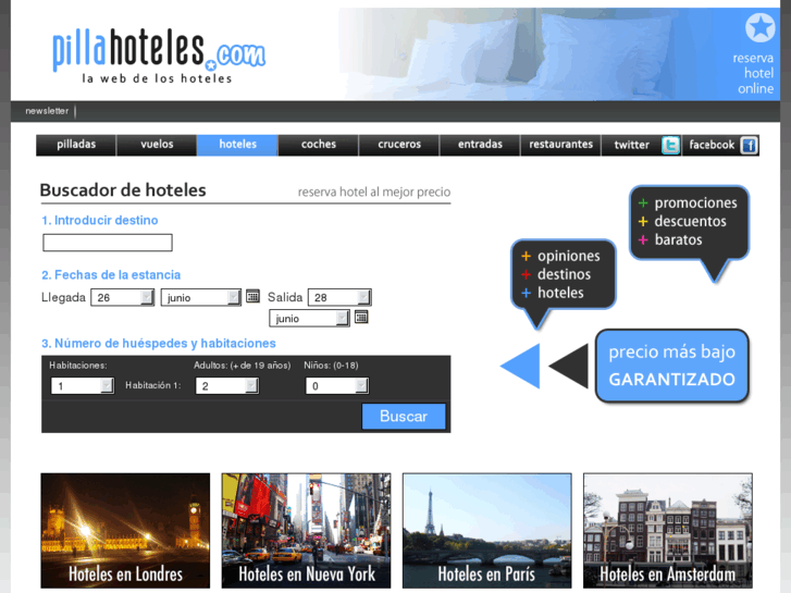 www.pillahoteles.es