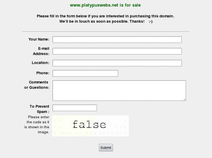 www.platypuswebs.net