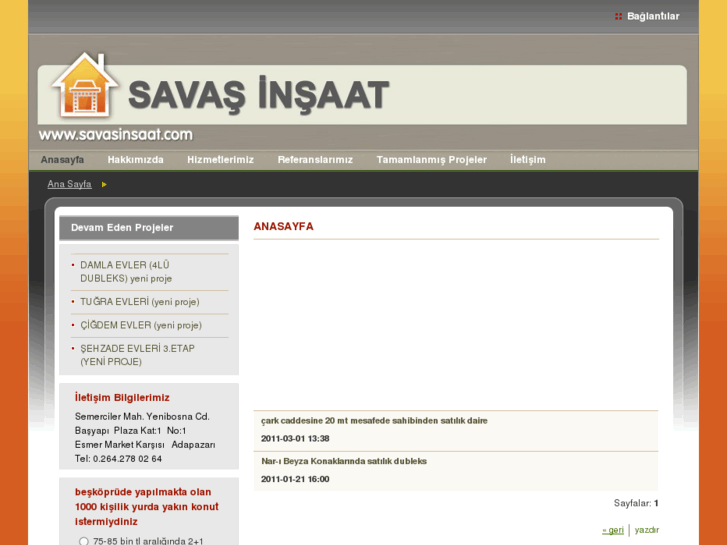 www.savasinsaat.com