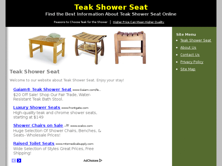 www.teakshowerseat.org