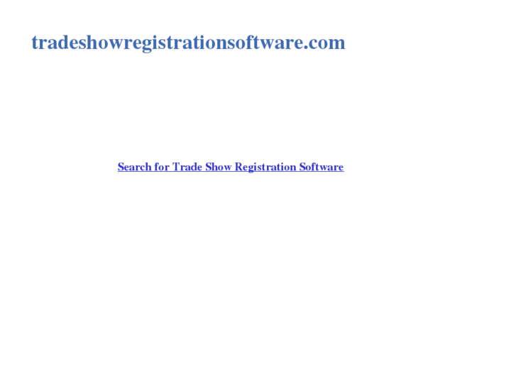 www.tradeshowregistrationsoftware.com