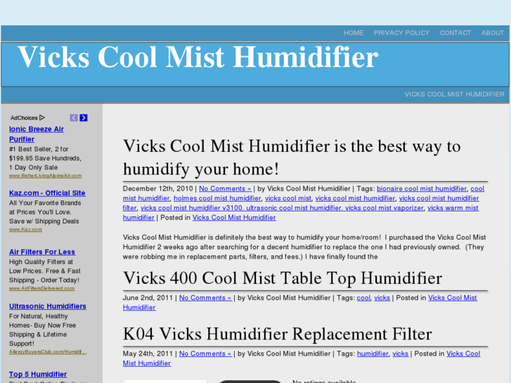 www.vickscoolmisthumidifier.net