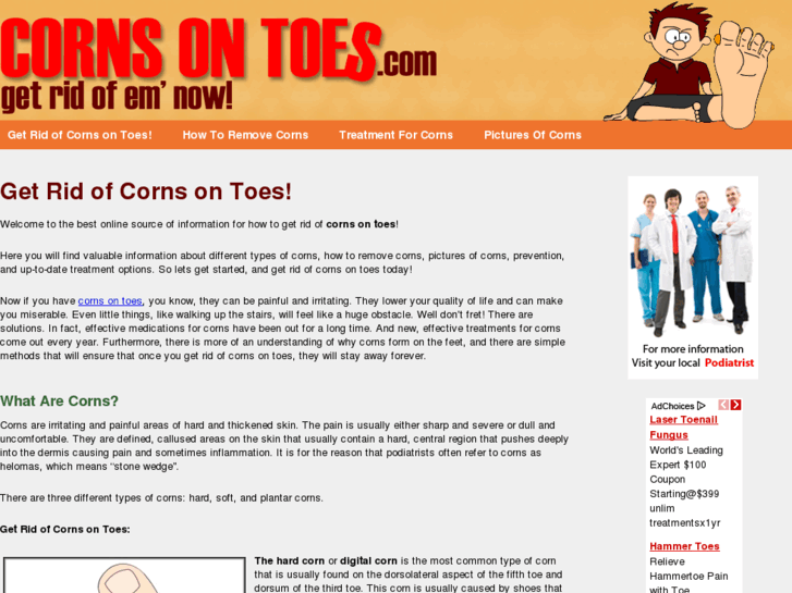 www.cornsontoes.com