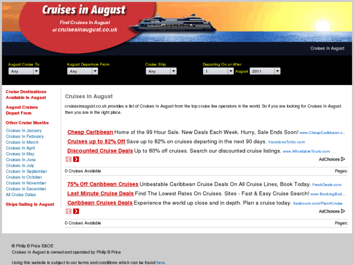 www.cruisesinaugust.co.uk