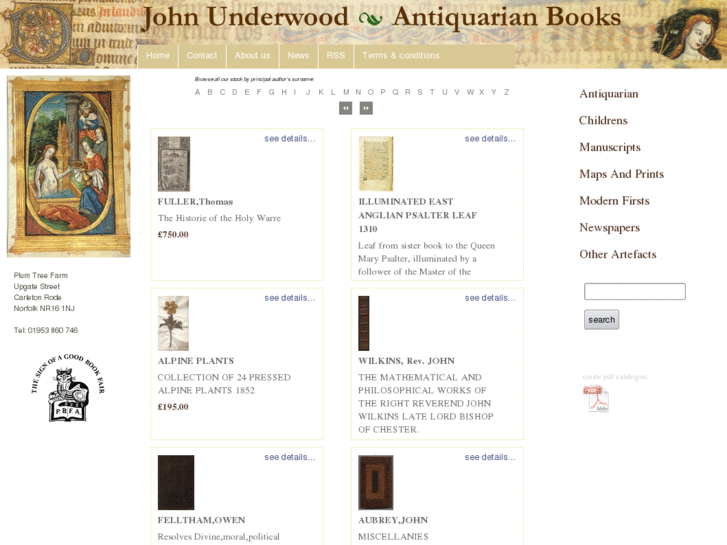 www.johnunderwoodbooks.com