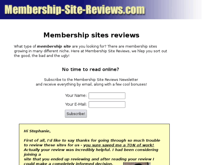 www.membership-site-reviews.com