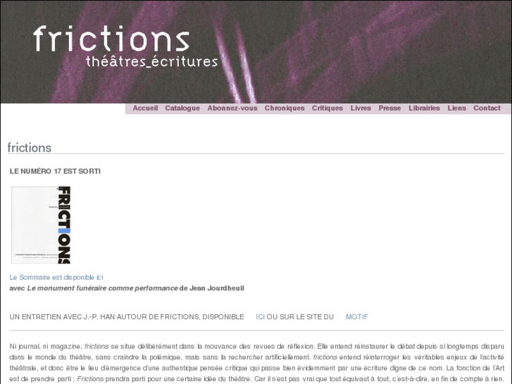 www.revue-frictions.net