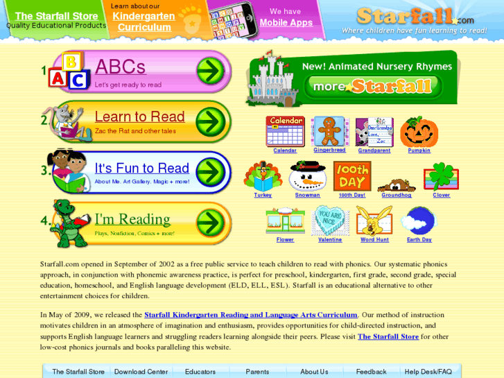 www.starfall.net