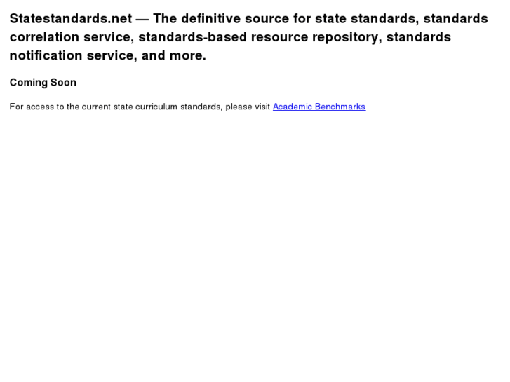 www.statestandards.net