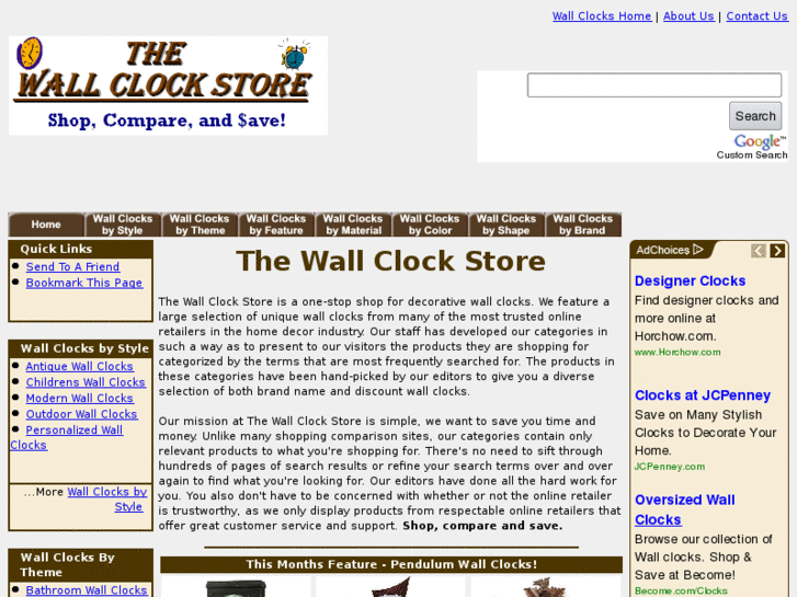 www.thewallclockstore.com