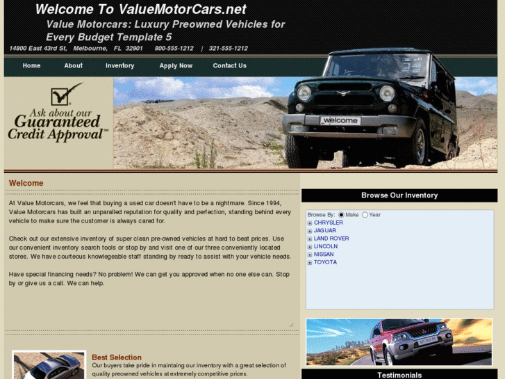 www.valuemotorcars.net