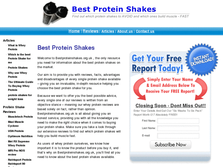 www.bestproteinshakes.org.uk