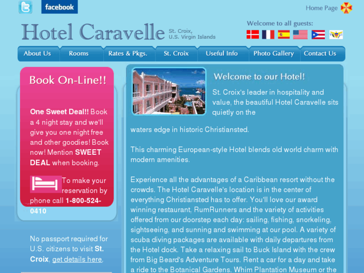 www.hotelcaravelle.com