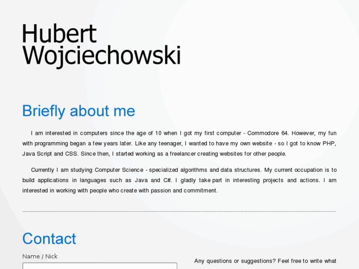 www.hubertwojciechowski.com