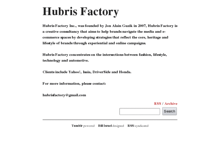 www.hubrisfactory.com