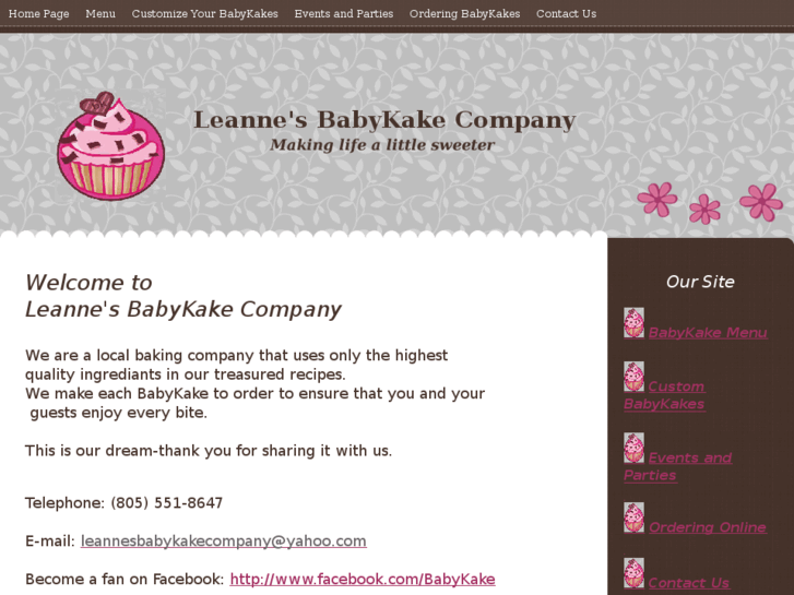 www.leannesbabykakecompany.com