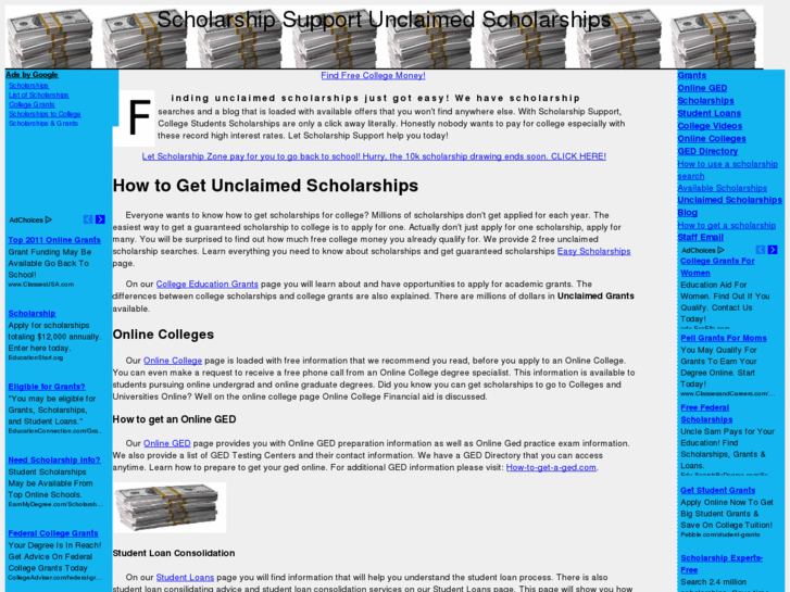 www.scholarshipsupport.com