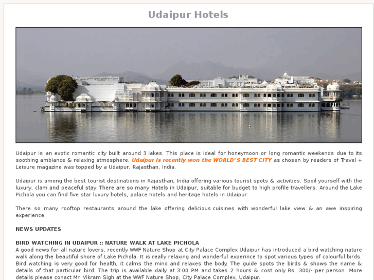 www.udaipurhotels.org