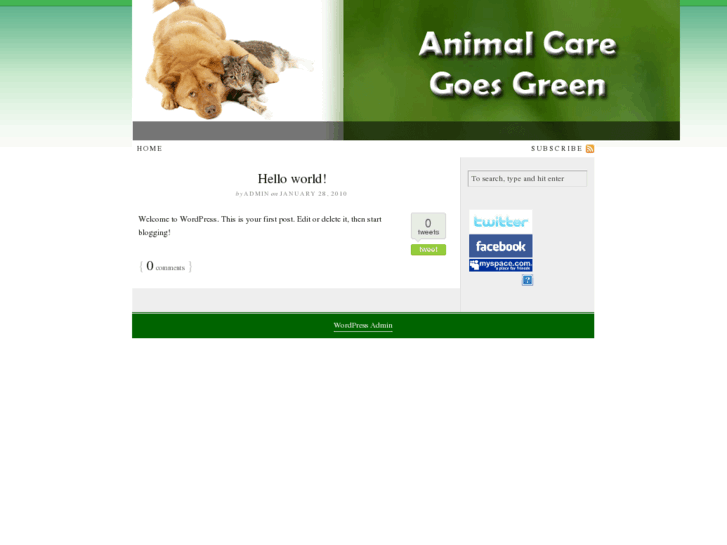 www.animalcaregoesgreen.com