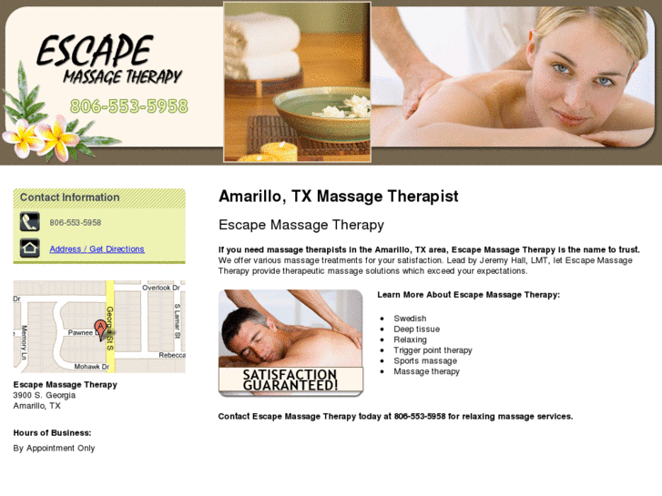 www.escapemassagetherapy.net