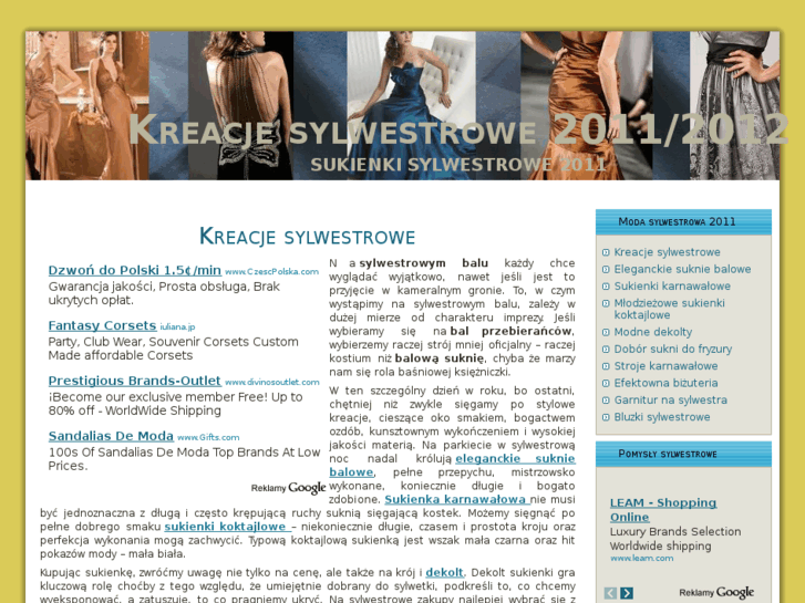 www.kreacjesylwestrowe.eu