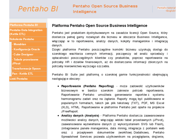 www.pentaho.pl