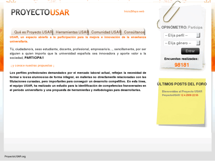 www.proyectousar.info