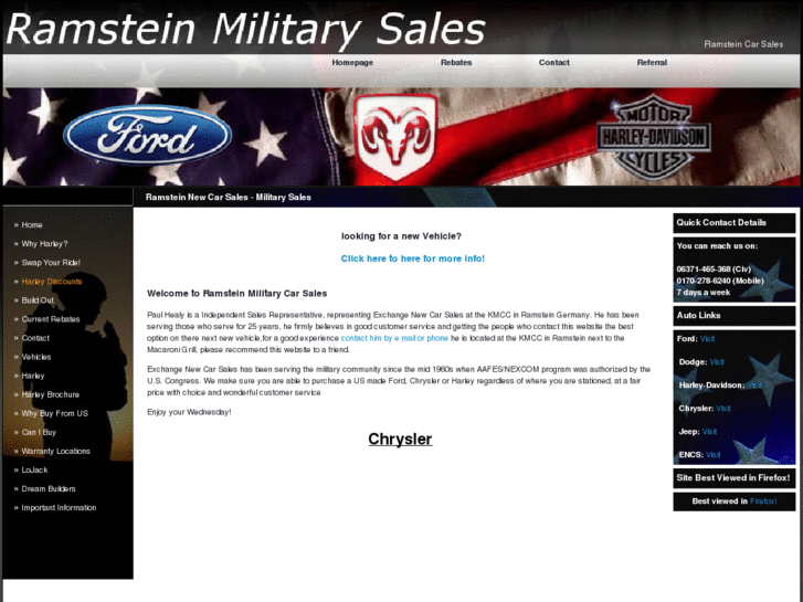 www.ramsteinmilitarysales.com