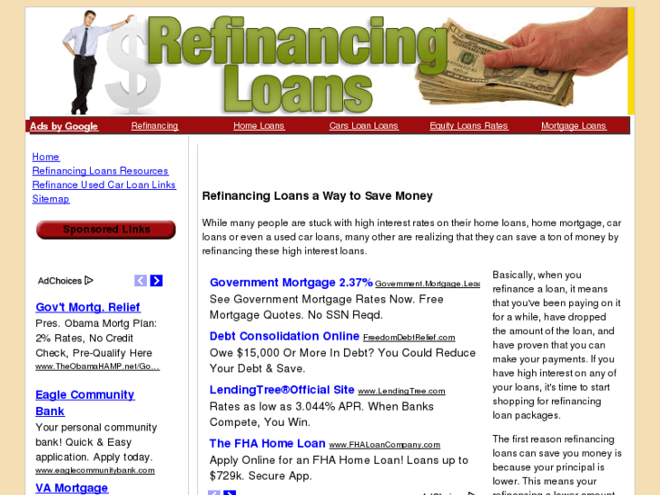 www.refinancingloanstips.com