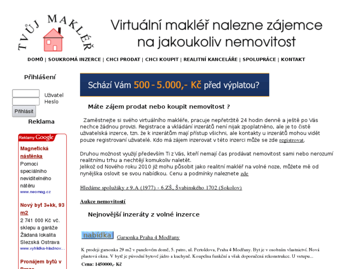 www.tvujmakler.cz