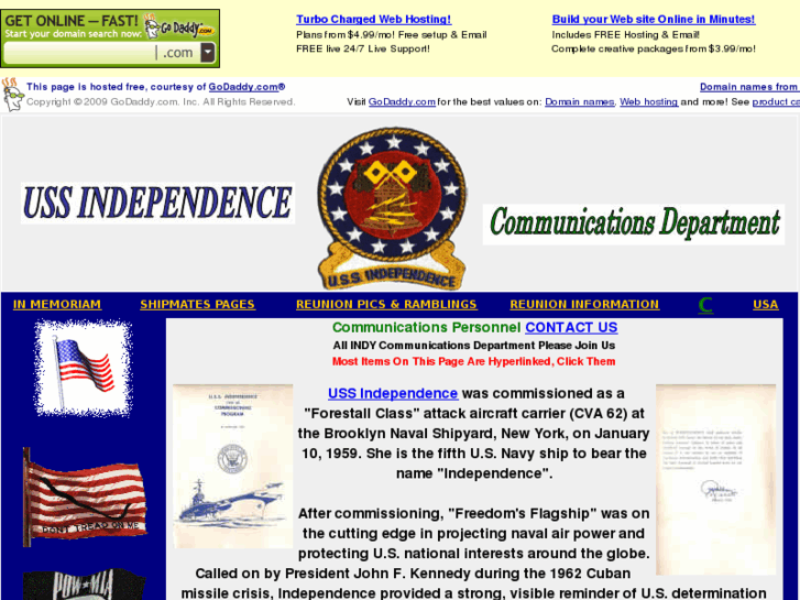 www.ussindependence.us