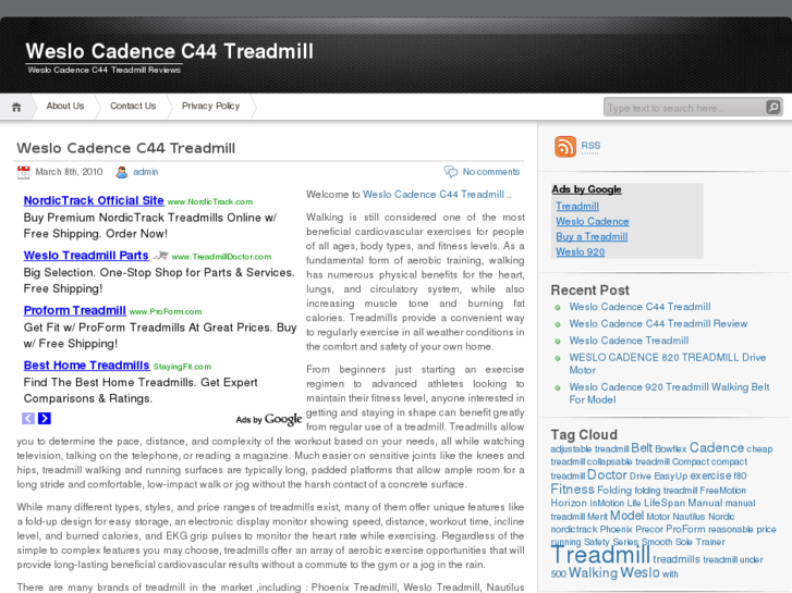 www.weslocadencec44treadmill.org