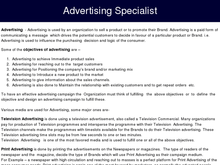 www.advertisingspecialist.net