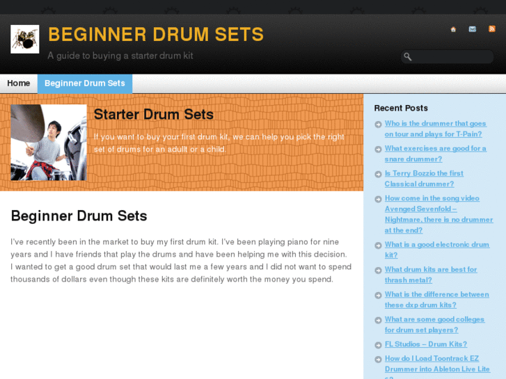 www.beginnerdrumsets.net