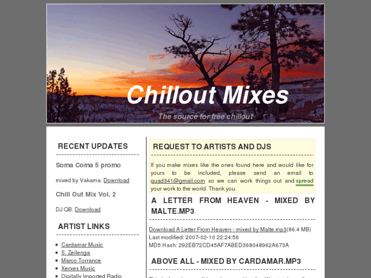 www.chilloutmixes.com