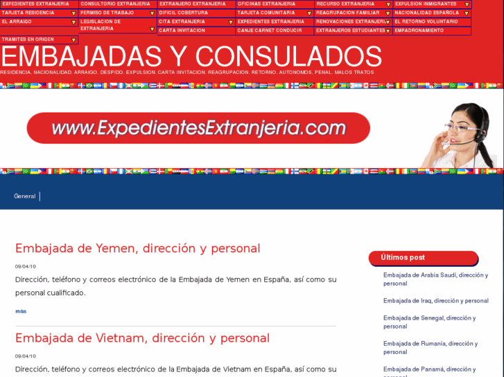 www.embajadasconsulados.es